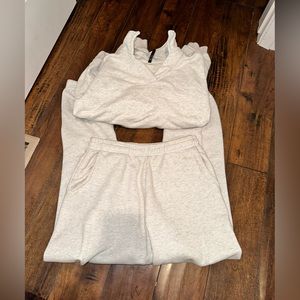 Heather Gray Adanola sweat set